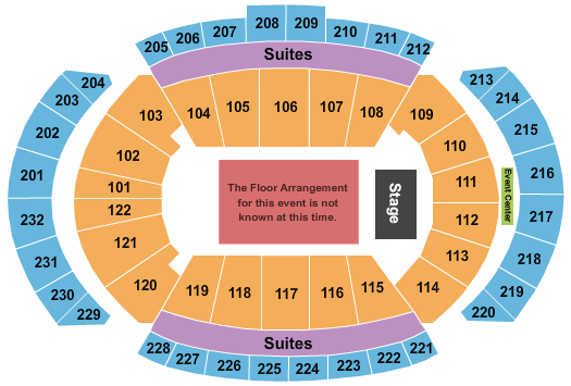 T-Mobile Center NCAA Tournament Seating Chart